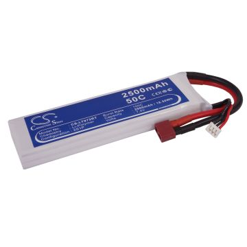Li-Po Akku, 2500 mAh 7,4V 25C
