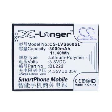 Lenovo S660, S668T akku 3000 mAh