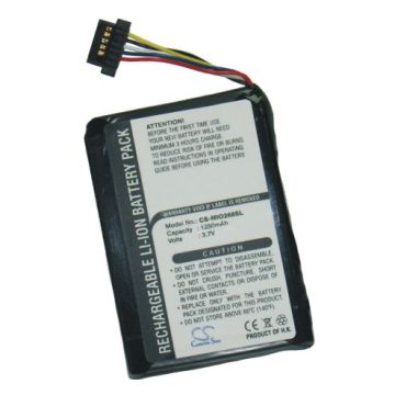 Mio 138, Mio 268, Mio 268 Plus, Mio 269, Mio 269 Plus, Mio C710, Mio C510, Mio C510e, Mio C310, Mio C310x akku 1250 mAh