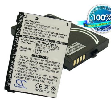 Mio A500, Mio A501, Mio A502 akku 1200 mAh
