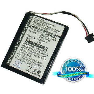 Mio Moov 200, Mio Moov 200u, Mio Moov 210, Mio Moov 200e akku 750 mAh