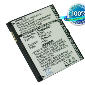 Cameron Sino tarvikeakku Motorola C261, SLVR L7, SLVR L7i, K1, L8, C257, V3X L6, Z1, RIZR Z3, KRZR K1, L2, E690, W220M akku 750 mAh