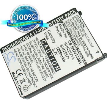 Cameron Sino tarvikeakku Motorola V120, V120C, V120D, V120e, V120x, V120t, V120x akku 1200 mAh