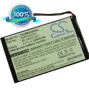 Magellan Maestro 4300, Maestro 4350, Maestro 4370 akku 2200 mAh