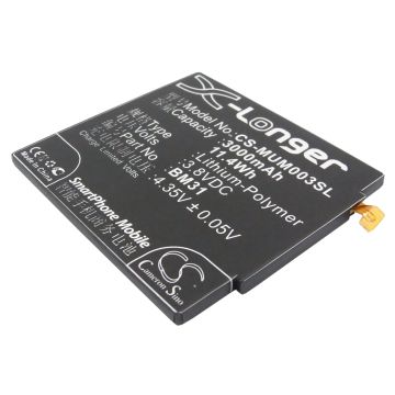 Xiaomi 3, M3, Mi3 akku 3000 mAh
