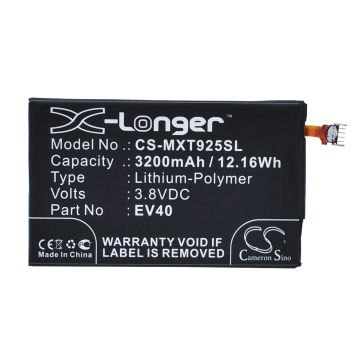 Cameron Sino tarvikeakku Motorola Droid Razr HD, Droid Razr MAXX HD, XT926 akku 3200 mAh