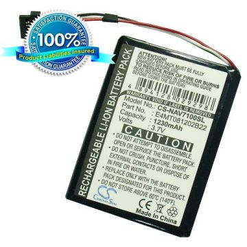 Navigon Triansonic PNA 7000, PNA 7000T, Triansonic PNA 7100, Triansonic PNA 7310 akku 1230 mAh