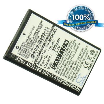 Nokia BL-4C yhteensopiva akku 550 mAh