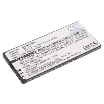 Nokia BP-5H yhteensopiva akku 1200 mAh
