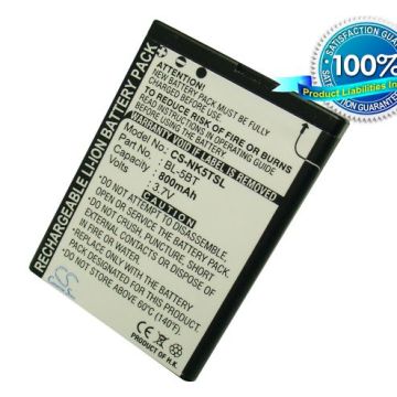 Nokia BL-5BT yhteensopiva akku 800 mAh