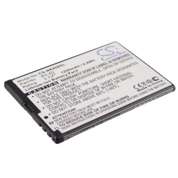 Nokia BV-4D yhteensopiva akku 1250 mAh