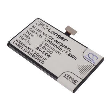 Nokia Lumia 1020 BV-5XW yhteensopiva akku 2000 mAh