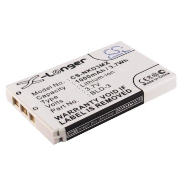 Nokia BLD-3 yhteensopiva akku 1000 mAh