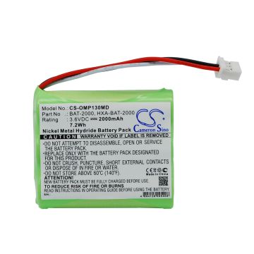 OMRON HBP-1300, HBP-1300 verenpainemittarin Akku