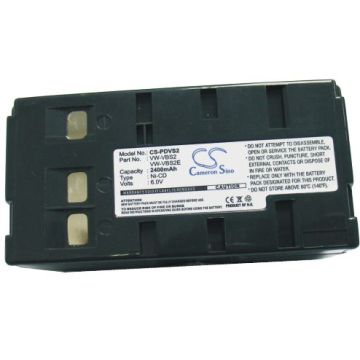 Panasonic VW-VBS2, VW-VBS2E yhteensopiva akku 2400 mAh