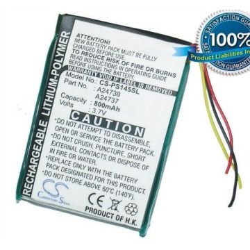 Philips GoGear SA6037, GoGear SA6045, GoGear SA6044, GoGear SA6145, GoGear SA6087 akku 800 mAh