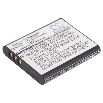Panasonic VW-VBX090, VW-VBX090E, VW-VBX090E-W akku - 770 mAh