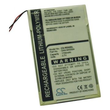 Creative Labs Nomad Jukebox ZenTouch, Zen Touch 20GB, Zen Touch 40GB, DAP-HD0014 akku 1500 mAh