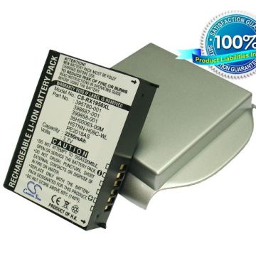 iPAQ RX1900, iPAQ RX1950, iPAQ RX1955 tehoakku erillisellä takakannella 2250 mAh