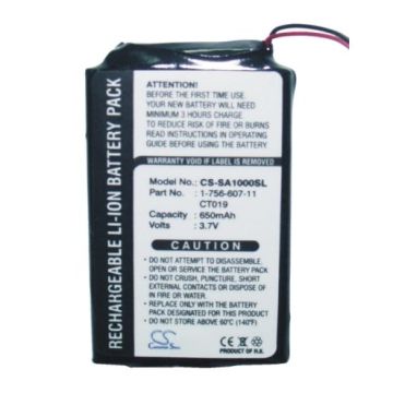 Sony NW-A1000, NW-A1200s, NW-A1200v, NW-A1200 akku 450 mAh