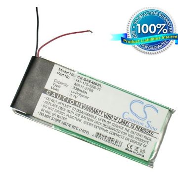 Sony NW-E403, NW-E405, NW-E407, NW-E503, NW-E505, NW-E507 akku 330 mAh