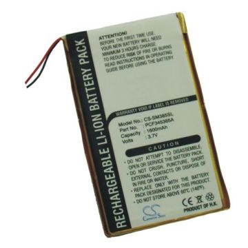 Samsung Napster MP3 player, YP106G, PMPSGY910, Y910 akku 1600 mAh