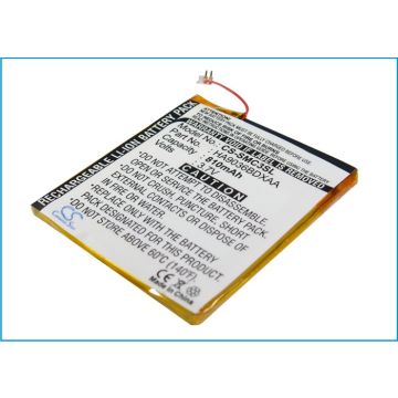 Samsung YP-CP3, YP-CP3AB/XSH (4G), YP-CP3, YP-CP3AB/XSH (8G), YP-CP3CB (4G), YP-CP3CB (8G) akku 810 mAh