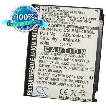 Samsung SGH-F480, SGH-F480 Tocco, SGH-F488 akku 850 mAh