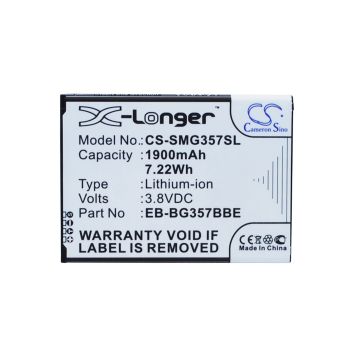 Samsung Galaxy Ace 4 4G / LTE Malli, SM-G357FZ akku 1900 mAh