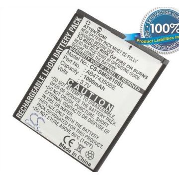 Samsung SGH-G810, SGH-D780, SGH-i550, SGH-i560, GT-i8510, GT-i7110, SGH-W699 akku 1000 mAh