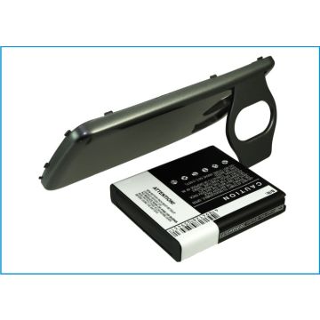 Samsung Nexus 4G LTE tehoakku erillisellä laajennetulla mustalla takakannella 3300 mAh