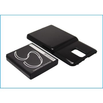 Samsung Skyrocket tehoakku erillisellä laajennetulla mustalla takakannella 2800 mAh