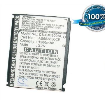 Samsung SGH-i900, SGH-i900v, SGH-i908, i900 Omnia akku 1200 mAh