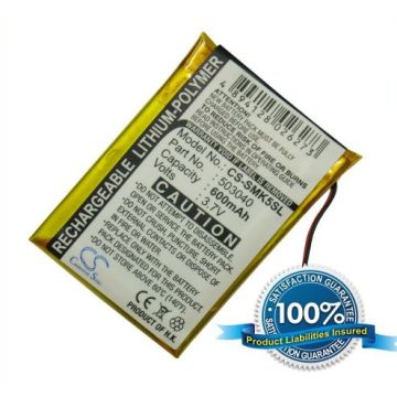 Samsung YP-K5, YP-K5J akku 600 mAh