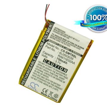 Samsung YP-T9, YP-T9+, YP-T9JBAB, YP-T9JBQB, YP-T9JBZB, YP-T9ZB/XSH akku 750 mAh