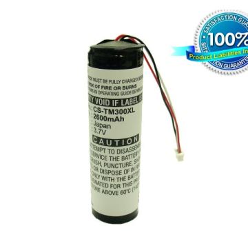 TomTom Go 300, Go 400, Go 500, Go 530, Go 530T, Go 510, Go 510T, Go 600, Go 710, Go 910 akku 2600 mAh