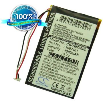 TomTom Go 530, Go 530 Live, Go 720, GO 730, 730T, GO 930, 930T, GO 940 Live, GO 740 Live, Go 630 akku 1300 mAh