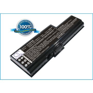 Toshiba Qosmio F50 ja Qosmio F55 akku 4400 mAh - Musta