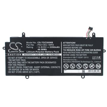 Toshiba Portege Z30, Portege Z30 Ultrabook, Portege Z30-002 akku 3350 mAh