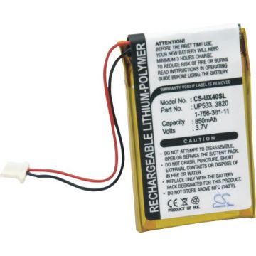 Sony Clie PEG-UX40, Clie PEG-UX50 akku 850 mAh
