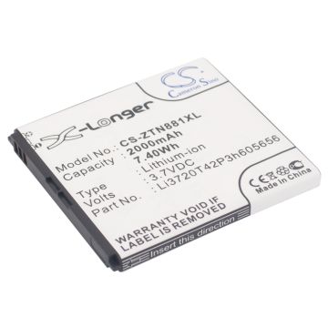 ZTE N881F Akku 2000 mAh