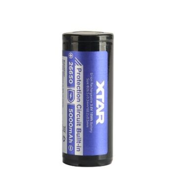 XTAR 26650 Akku suojapiirillä 5200 mAh