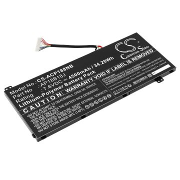 Acer kannettavan tietokoneen Aspire 3 A314-32 / Aspire 3 A314-32-C00A yhteensopiva akku 4500mAh