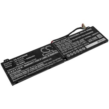 Acer kannettavan tietokoneen ConceptD 7 CN715-71 / ConceptD 7 CN715-71-708A yhteensopiva akku 5400mAh