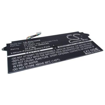 Acer Aspire S7, Aspire S7 13", Aspre S7-391-6822 akku 4650 mAh