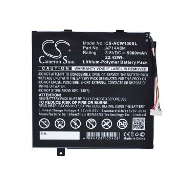 Acer Aspire Switch 10 yhteensopiva akku 5900 mAh