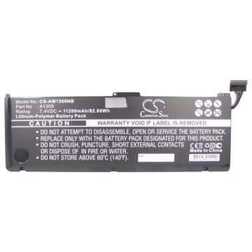 Macbook Pro 17-tuumaa 2009 2010 A1297, A1309 akku 11200 mAh musta