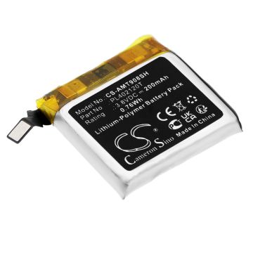 Amazfit älykellon ARES / A1908 yhteensopiva akku 200mAh