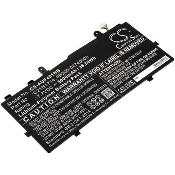 Asus kannettavan tietokoneen J401CA / J401MA yhteensopiva akku 5000mAh