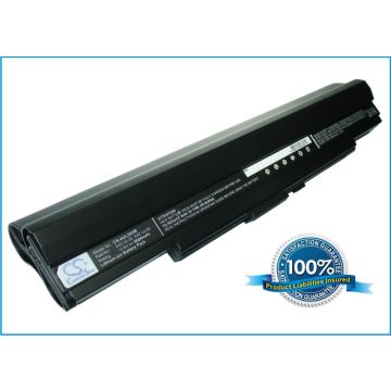 Asus UL30, UL50, UL80 akku, 6600 mAh Musta